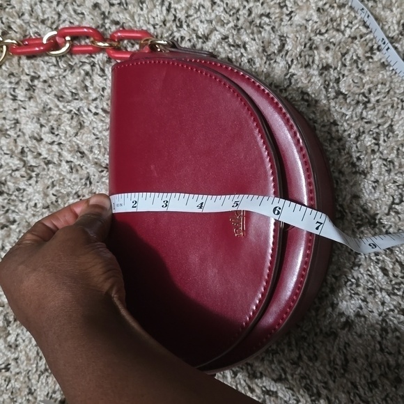 Nikky womens mini bag cross body gorgeous bag, color red  width 8, length 7inche - Picture 11 of 11